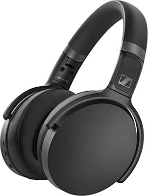 Sennheiser Cuffie wireless Bluetooth 5.0 HD 450SE con Alexa - Cancellazione attiva del rumore, durata della batteria di 30 ore, ricarica rapida USB-C, pieghevole, nero