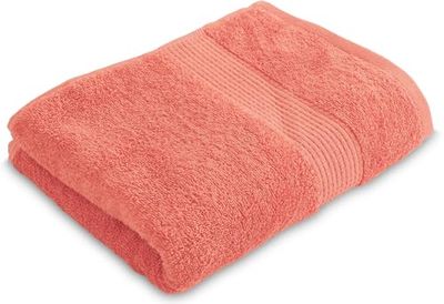 Le linge de Jules Telo da bagno, 90 x 150 cm, 100% cotone, 450 g/m2, corallo