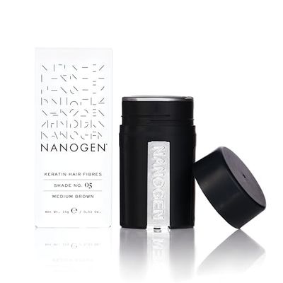 Nanogen Nanofibres 15 G Châtain Moyen Poudre de cheveux