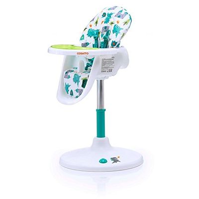 Cosatto 3 Sixti Highchair – Height ajustável, wivel, Removable Tray, de 6 meses a Toddler, Perfect for Weaning & Feeding (Dragon Kingdom)