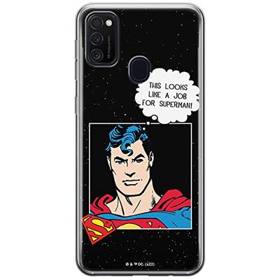 ERT GROUP etui na telefon Samsung M21 / M30S, case oryginalny i oficjalnie licencjonowany przez DC, wzór Superman 037, optymalnie dopasowane, plecki z TPU