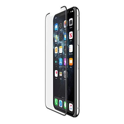 Belkin F8W944zzblk Premium folies voor volledige oppervlaktebescherming (zwart), verpakking van 1