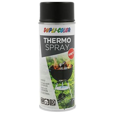Duplicolor Aérosol peinture haute temperature- Teinte : Noir