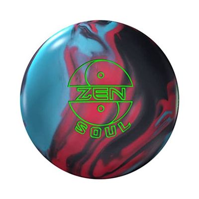 900 Global Zen Soul 12 Libras Bola de Bolos, Unisex, Negro/Azul/Rojo, 12lbs