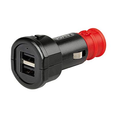 Lampa 38881 Uni-Tech, caricabatteria Universale 2 Porte USB - Fast Charge - 2700 mA - 12/32V
