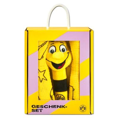 Borussia Dortmund BVB Geschenkset Emma Coffret Cadeau Bébé Unisexe, Jaune, Taille Unique