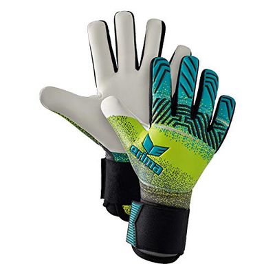 Erima Jeugd Flex RD Robusto keepershandschoen, petrol/limoen/zwart, 4,5
