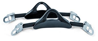 Best Divers Flossen armband, rostfritt stål, svart, storlek M