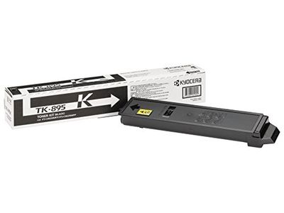 Kyocera TK-895K Toner Black, 12,000 Pages, Original Premium Printer Cartridge 1T02K00NL0 for ECOSYS FS-C8020MFP, FS-C8025MFP