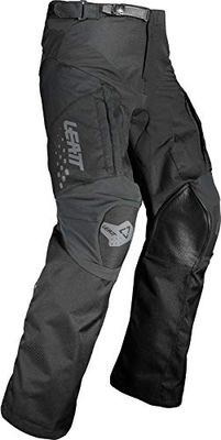 Leatt, Black Enduro Motorcycle Trousers 5.5, S/US30/Eu48, S