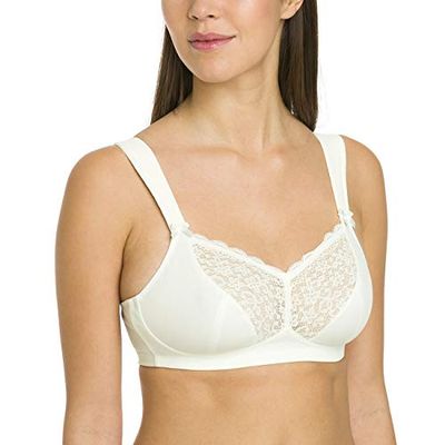 Anita Havanna draadloze bh voor dames, Gebroken wit (kristal), 75D