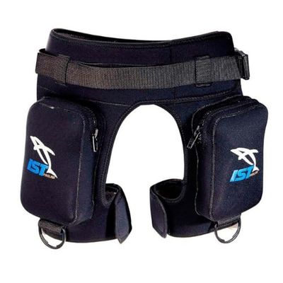 Ist/Dolphin Ceinture Poches latérales nautiques, Adultes Unisexe, Noir (jaune), XXL