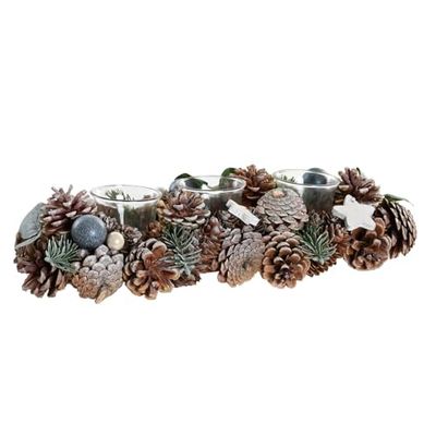 PORTAVELA PIÑA CRISTAL 39X14X8 DECAPE NATURAL_AlexandreHouse