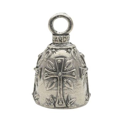 Guardian Bell Serenity Prayer Good Luck Bell w/Keyring & Black Velvet Gift Bag | Motorcycle Bell | Lead-Free Pewter | Made in USA