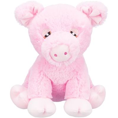 TRIXIE Be Eco 34881 - Peluche a Forma di Maialino Edison, 24 cm