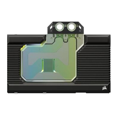CORSAIR Hydro X Series iCUE LINK XG7 RGB 4080 STRIX/TUF Water Block - Pour Les Cartes MSI GeForce RTX 4080 GAMING STRIX/TUF - Noir