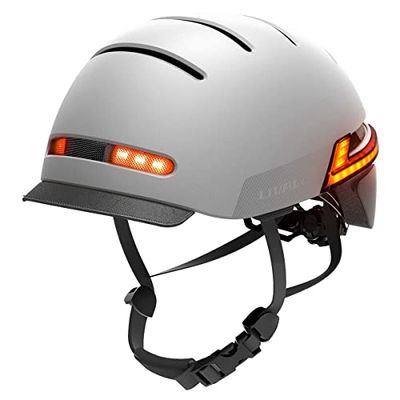 LIVALL BH51M Neo, Casco da Bicicletta Unisex-Adult, Grigio Chiaro, 57-61 cm