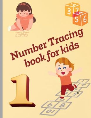 number tracing book for kids: trending notebook
