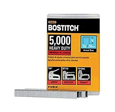 BOSTITCH BTA706-5C - Graffette per lavori pesanti, 3/8 x 2/5", confezione da 5000