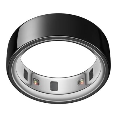 Oura Ring 4 – Black – Maat 5 – Smartring | Controleer eerst je maat met de Oura Ring 4-maatset | Wearable die je slaap, hartslag en conditie bijhoudt – Batterij gaat tot wel 8 dagen mee