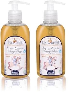 Helan, Linea Bimbi Bio, Sapone Liquido Mani Viso e Corpo con Dosatore, Profumato e Delicato per Pelle più Sensibile, Detergente di Origine Vegetale con Estratti di Calendula e Camomilla - 300 ml
