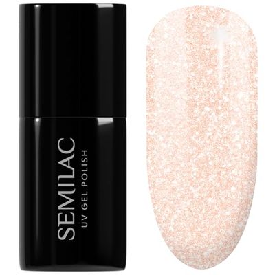 SEMILAC 577 Shine Together Nail UV Gel Polish | Long Lasting and Easy to Apply | Soak off UV/Led | Perfect for Home and Professional Manicure and Pedicure 7 ml