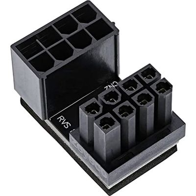 InLine® Adapter zasilania wewnętrznego, 180° ATX 8-biegunowa wtyczka/gniazdo (skręcane), do karty graficznej na biurko