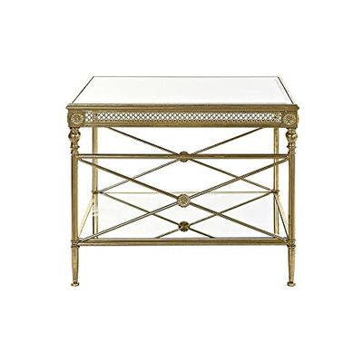 DKD Home Decor 8424001950249 bijzettafel, metaal, goud, standaard