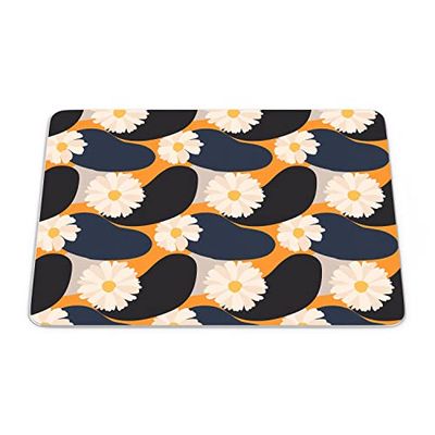 Bonamaison, Rectangular Digital Printed Mouse Mat Non-Slip Bottom for Office and Home Size: 22 x 18 cm