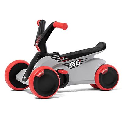 BERG GO² SparX 2in1 Porteur Rouge | Porteur Enfants Voiture, Karting, Vélo Bébé, Draisienne Bébé, Educatif Bébé Walker, Vehicule Enfant 10-30 Mois