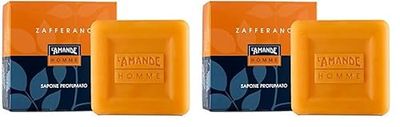 Zafferano Sapone Profumato in Confeziore Regalo - 150 ml (Confezione da 2)