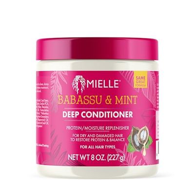 Mielle Organics Babassu & Mint Deep Conditioner with Protein, 227 g