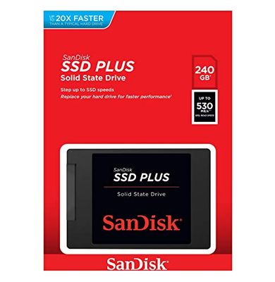SanDisk SSD PLUS 240 GB up to 520 MB/s Sata III 2.5 inch Internal SSD