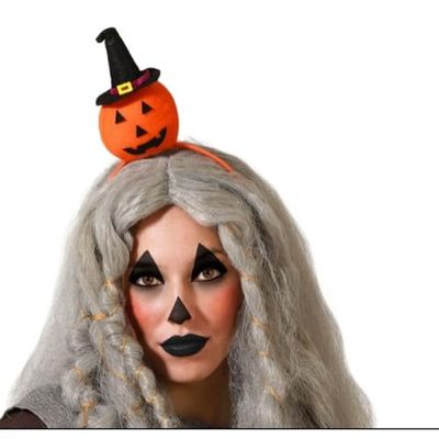 BigBuy Carnival Diadema Calabaza Halloween