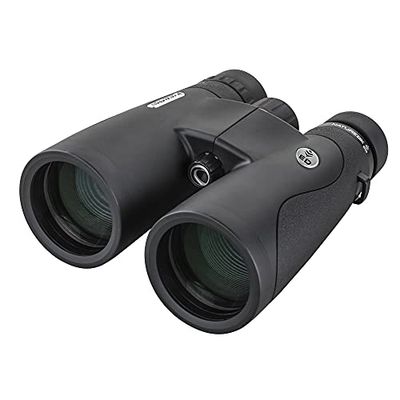 Celestron 72335 Nature DX ED 10x50 binocolo con obiettivo a bassissima dispersione esterni e birdwatching, ottica multistrato con prismi BaK-4, rinforzato in gomma, resistente ad acqua e nebbia