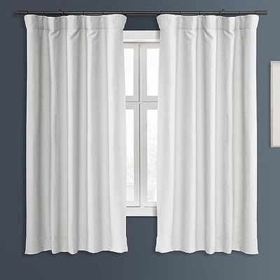 HPD Half Price Drapes BOCH-PL1611-63 Bellino Blackout Room Darkening Curtain (1 Panel), 50 X 63, Chalk Off White