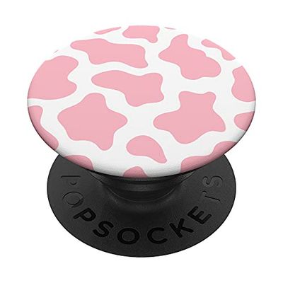 PopSockets kawaii stampa mucca rosa pastello PopGrip Intercambiabile