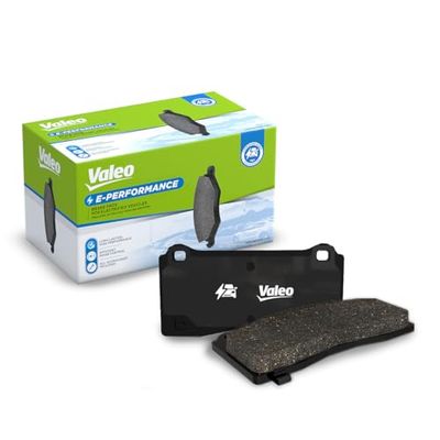Valeo E-PERFORMANCE - Brake pads - 610497 - Set of 4 pads - Rear axle - Fully equipped with mounted and unmounted accessories, Braking expert since 1923