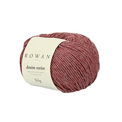 Rowan 9802219-00214 - Hilo para tejer a mano, 95% algodón, 5% oterfibres, Lipstick, talla única, 50 gramos