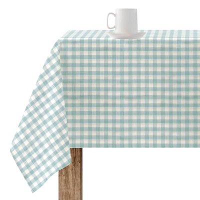 BELUM Resinated Tablecloth Stain Resistant Paintings 15012 Tablecloth Plaid Vichy Size; 200X155 cm Tablecloth Stain Resistant NO Rubber Tablecloth Vichy Black Tablecloth Fabric 100% Organic Cotton