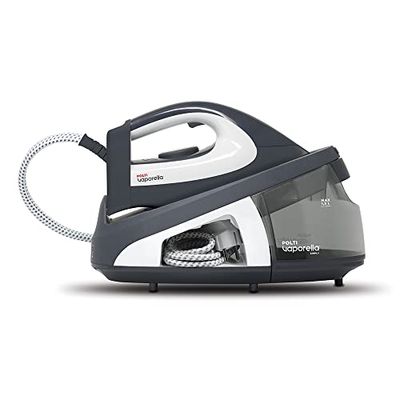 Polti Vaporella Simply VS10.12, steam generator iron with detachable 1.5 L water tank, max pump 6.5 bar, Eco function, Grey/white
