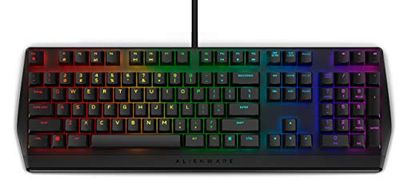 Clavier de gaming mécanique RVB extra plat Alienware - AW410K - US INT (QWERTY), Contacts Cherry MX Brown