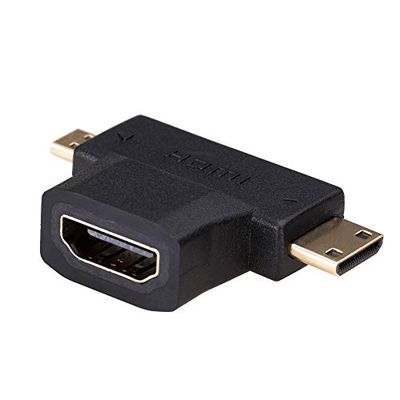 AKYGA AK-AD-23 - Adattatore Mini/Micro HDMI, Presa HDMI su Spina Mini/Micro HDMI