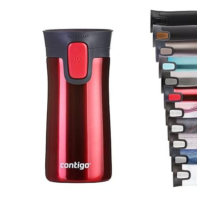 Contigo Pinnacle Autoseal, tazza termica in acciaio inox, thermos, bicchiere a chiusura ermetica, tazza da caffè con coperchio pulizia facile senza BPA, 420 ml, Watermelon