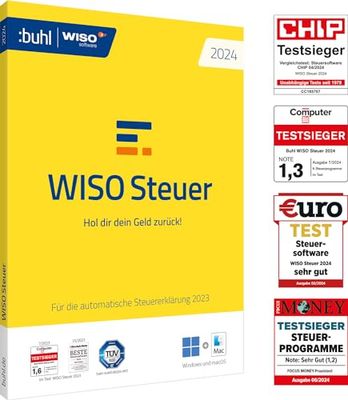 WISO Steuer 2024: Für die automatische Steuererklärung 2023