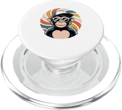 Remolino Retro Mono Gafas de Sol Monos PopSockets PopGrip para MagSafe