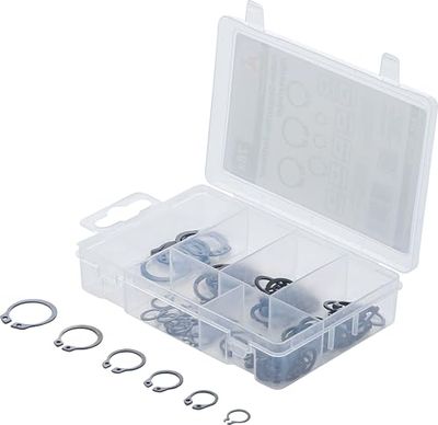BGS Diy 88168 | External Circlip Assortment | Ø 8 - 19 mm | 78 pcs.