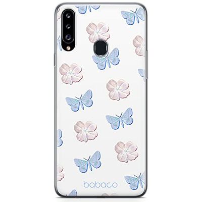 ERT GROUP mobiltelefonfodral för Samsung A20S originalt och officiellt licensierat Babaco mönster Flowers 043 optimalt anpassad till formen på mobiltelefonen, fodral tillverkad av TPU-plast