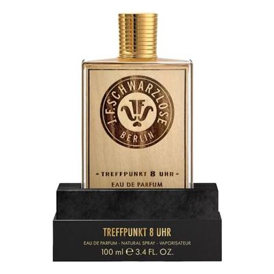 Schwarzlose Treffpunkt 8 UHR - Unisex EDP Spray Fragrance - lång hållbar och fängslande infusion med Mango, ingefära, salvia och vetivera - kroppsspray med kunglig och oöverträffad doft - 3,4 oz