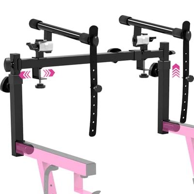 Liquid Stands Support de clavier à 2 niveaux – Support de piano numérique électrique réglable pour claviers et synthétiseurs de musique à 54, 88 touches – Double extension pour supports de style Z à
